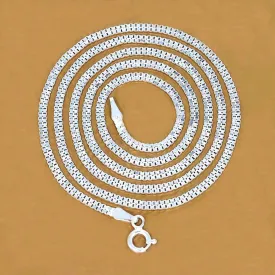 Chaîne argent Maille Vénitienne 55 cm 2 mm - Chaînes en argent