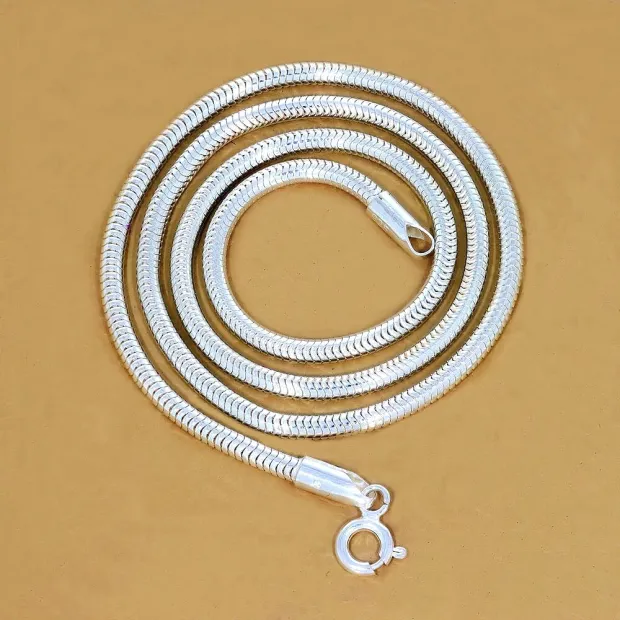 Chaîne Serpent 45 cm 1 mm - Chaînes en argent