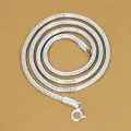 Chaîne Serpent 45 cm 1 mm - Chaînes en argent