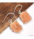 Boucles d'oreilles Heulandite brute Boucles d'oreilles en pierres KC66
