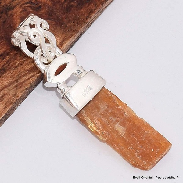 Pendentif Cyanite Orange Grenat marquise Bijoux en Cyanite Orange BK31.4