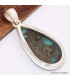 Pendentif goutte Turquoise mohave avec Pyrite Bijoux en Turquoise BK72.10