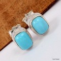 Boucles d'oreilles Turquoise Kingman Boucles d'oreilles en pierres KC78