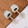 Boucles d'oreilles Turquoise Kingman - Boucles d'oreilles en pierres naturelles