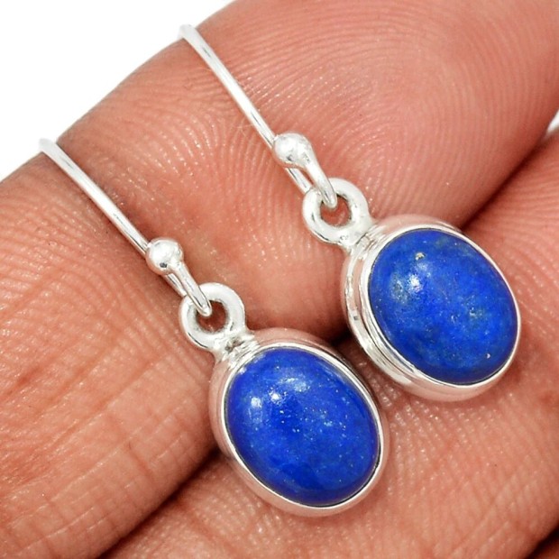 Boucles d'oreilles en Lapis lazuli Boucles d'oreilles en pierres KC81