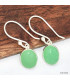 Boucles d'oreilles Chrysoprase  Bijoux en Chrysoprase KC82