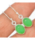 Boucles d'oreilles Chrysoprase  Bijoux en Chrysoprase KC82