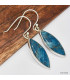 Boucles d'oreilles marquise en Shattuckite Bijoux en Shattuckite KC88.3