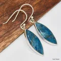 Boucles d'oreilles marquise en Shattuckite - Bijoux en Shattuckite
