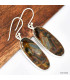 Boucles d'oreilles Pietersite fauves ovales Bijoux en Pietersite KC89.3