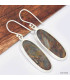 Boucles d'oreilles Pietersite fauves ovales Bijoux en Pietersite KC89.3