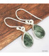Boucles d'oreilles goutte en Seraphinite Boucles d'oreilles en pierres KC93.3