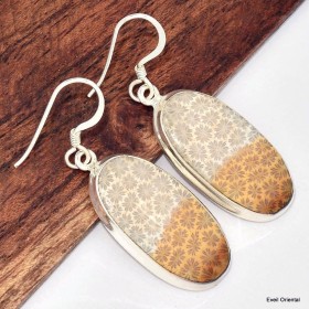 Boucles d'oreilles en Corail indonésien Bijoux en Corail KC95
