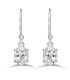 Boucles d'oreilles en Topaze blanche Boucles d'oreilles en pierres KC96