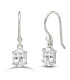 Boucles d'oreilles en Topaze blanche Boucles d'oreilles en pierres KC96
