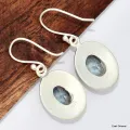 Boucles d'oreilles modernes Quartz mystique facetté - Boucles d'oreilles en pierres naturelles