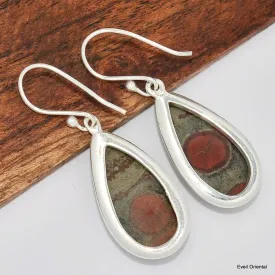 Boucles d'oreilles goutte Obsidienne Cacahuète - Boucles d'oreilles en pierres naturelles