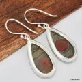 Boucles d'oreilles goutte Obsidienne Cacahuète - Boucles d'oreilles en pierres naturelles