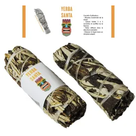 Encens fagot Yerba Santa 25 grammes - Fagot d’encens tibétain pour rituels