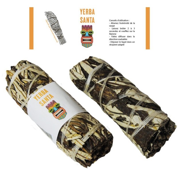 Encens fagot Yerba Santa 25 grammes Encens tibétains, accessoires ZX80