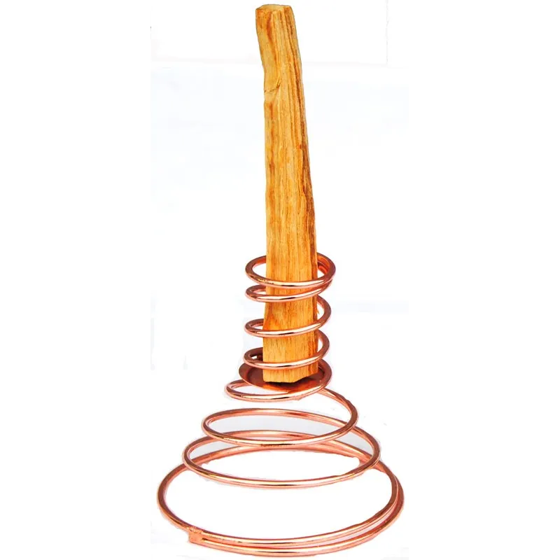 Porte-encens tibétain en cuivre pour bois Palo santo - Porte-encens tibétains