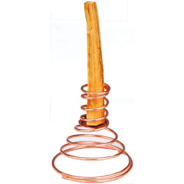 Porte-encens tibétain en cuivre pour bois Palo santo - Porte-encens tibétains