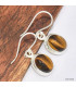 Boucles d'oreilles Oeil de Tigre Bijoux en Oeil de Tigre KC102.2