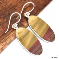 Boucles d'oreilles pendantes Jaspe Mokaïte - Bijoux en Jaspe