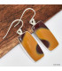 Boucles d'oreilles rectangulaire Jaspe Mokaïte Bijoux en Jaspe KC103.2