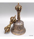 Cloche et dorjé tibétain bronze 16 cm Cloches et dorjé tibétains DOVAJ16