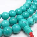 Mala tibétain Authentique Turquoise très haute qualité - Mala tibétain 108 perles