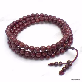 Mala tibétain108 perles en Graines de Lotus brunes - Mala tibétain 108 perles