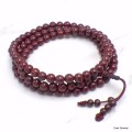 Mala 108 perles en Graines de Lotus brunes Mala tibétain 108 perles MALOT1