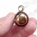 Pendentif tibétain porte-mantra en cuivre – tube avec Dorjé, 6 cm - Pendentifs tibétains bouddhistes