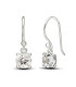 Boucles d'oreilles Pétalite facettée Boucles d'oreilles en pierres KC104