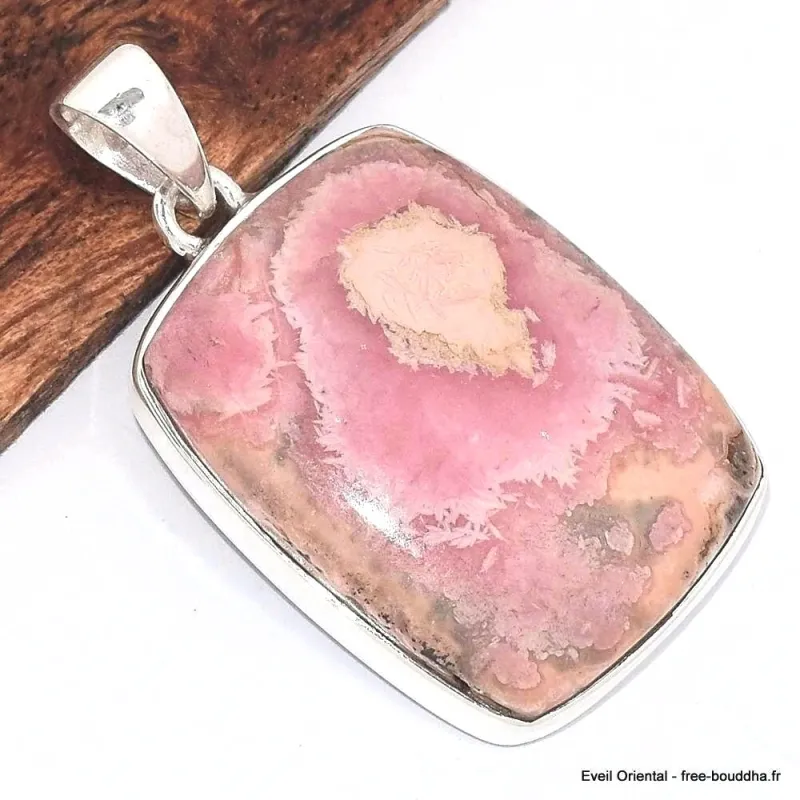 Exceptionnel pendentif en Rhodochrosite grade AAA - Pendentifs pierres naturelles