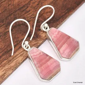 Boucles d'oreilles Rhodochrosite forme libre - Bijoux en Rhodochrosite