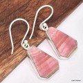Boucles d'oreilles Rhodochrosite forme libre Bijoux en Rhodochrosite KC105.2