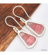 Boucles d'oreilles Rhodochrosite forme libre Bijoux en Rhodochrosite KC105.2