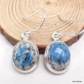 Boucles d'oreilles ovales Jaspe K2 Bijoux en Jaspe K2 KC106.3