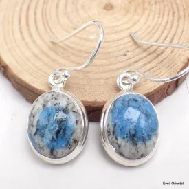 Boucles d'oreilles ovales Jaspe K2 - Bijoux en Jaspe K2