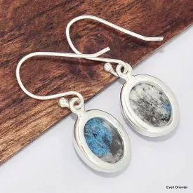 Boucles d'oreilles ovales Jaspe K2 - Bijoux en Jaspe K2