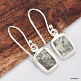Boucles d'oreilles Jaspe K2 rectangulaires Bijoux en Jaspe K2 KC106.4