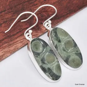 Boucles d'oreilles en Jaspe Kambaba - Bijoux en Jaspe