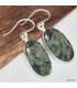 Boucles d'oreilles ovales Jaspe Kambaba Bijoux en Jaspe KC113.2