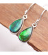 Boucles d'oreilles Ammolite verte grade AAA Bijoux en Ammolite KC114