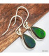 Boucles d'oreilles Ammolite verte grade AAA Bijoux en Ammolite KC114