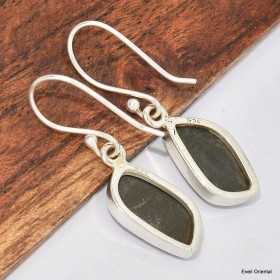 Boucles d'oreilles Ammolite orange grade AAA Bijoux en Ammolite KC114.2