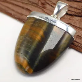 Pendentif moderne Oeil de faucon - Bijoux en Oeil de Faucon