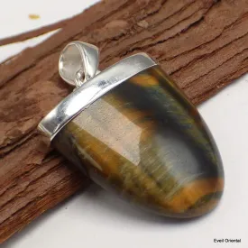 Pendentif moderne Oeil de faucon - Bijoux en Oeil de Faucon
